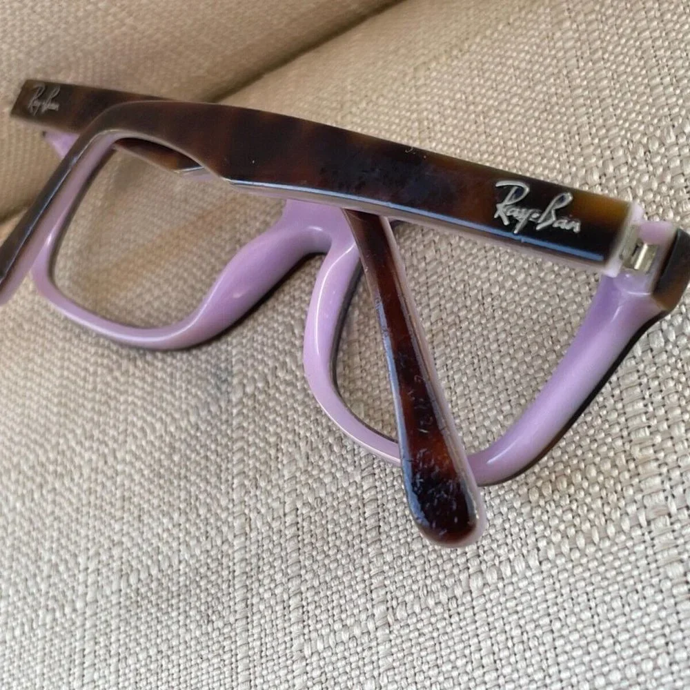 Ray-Ban Youth Eyeglasses Brown Tortoise/Lilac Glasses Frame RB1531 3700 46[]16